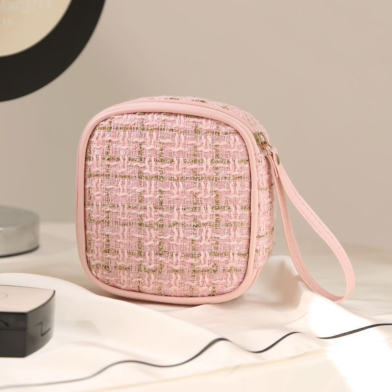 Wholesale Small Fragrance Portable Cosmetics Polyester Storage Bag